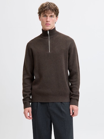 JACK & JONES Πουλόβερ 'JPRBLAMILANO' σε καφέ: μπροστά