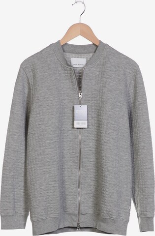 Samsøe Samsøe Sweatshirt & Zip-Up Hoodie in XL in Grey: front
