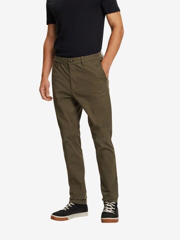 ESPRIT Slimfit Chino in Groen