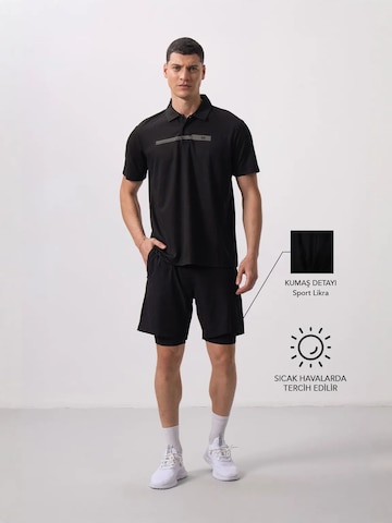 Tommy Life Regular Sportbroek in Zwart