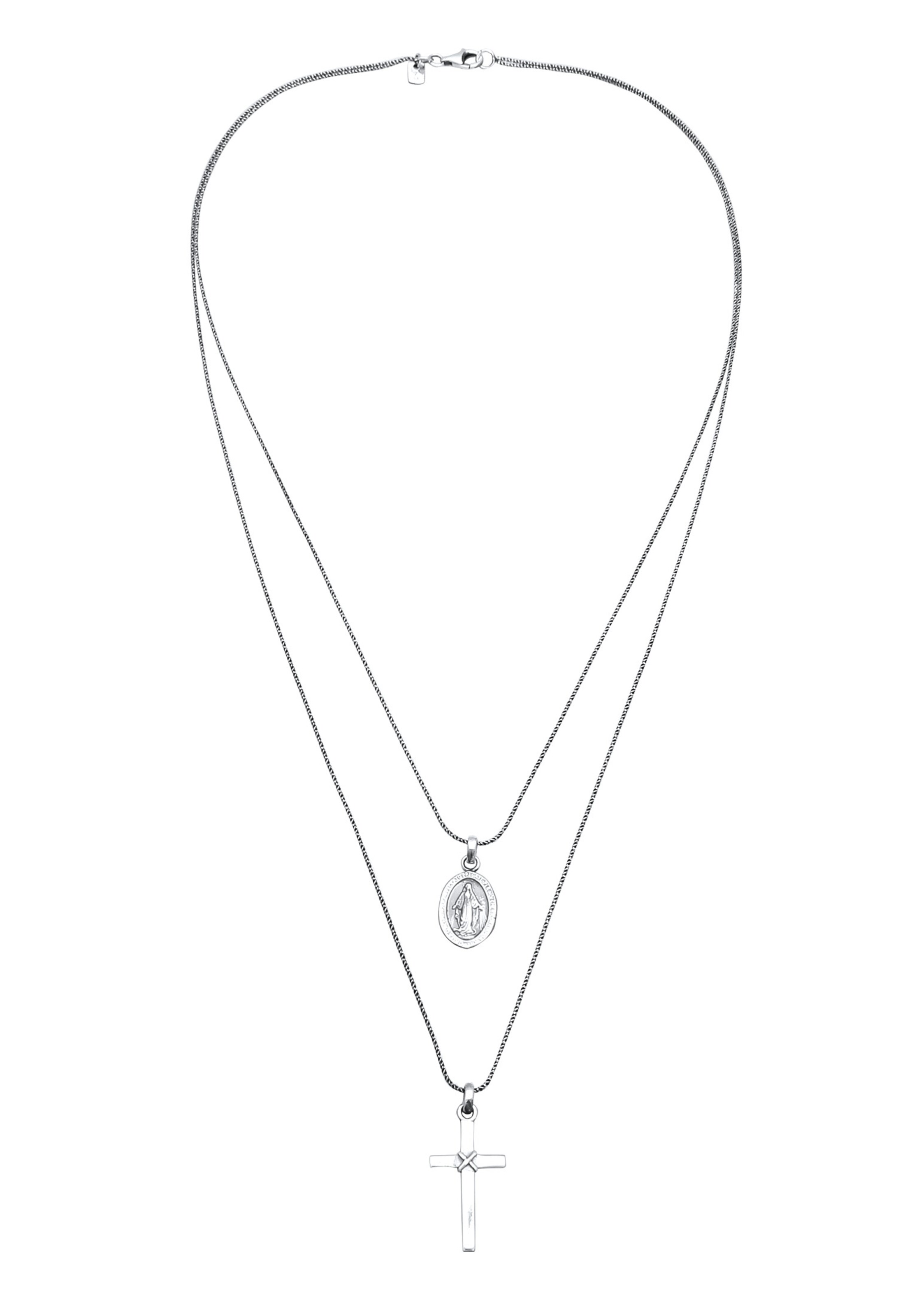 KUZZOI Ketting in Zilver: voorkant
