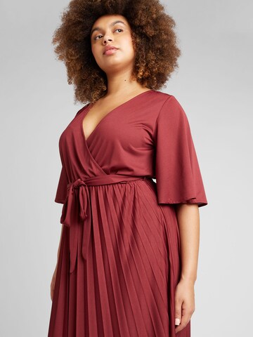 Robe 'Gemma' ABOUT YOU Curvy en rouge