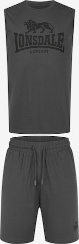 Tricou 'Allanton' de la LONSDALE pe gri: față