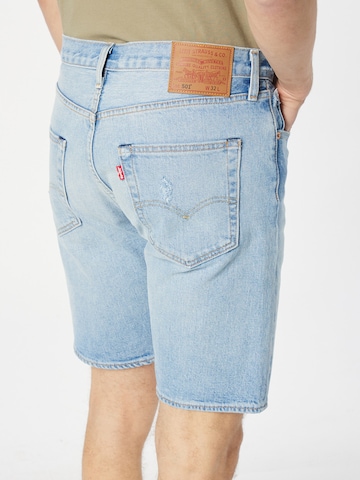 LEVI'S ® Slimfit Jeans '501 Original Shorts' i blå