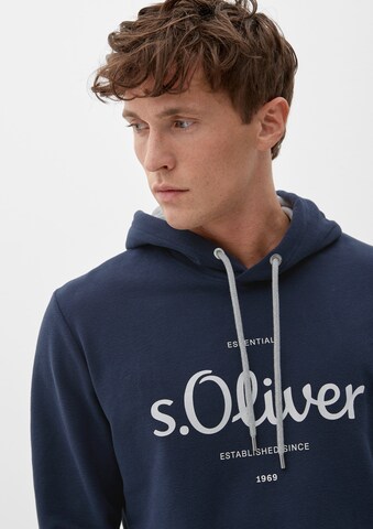 Sweat-shirt s.Oliver en bleu