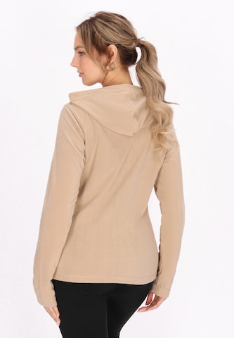 faina Athlsr Fleece jacket in Beige