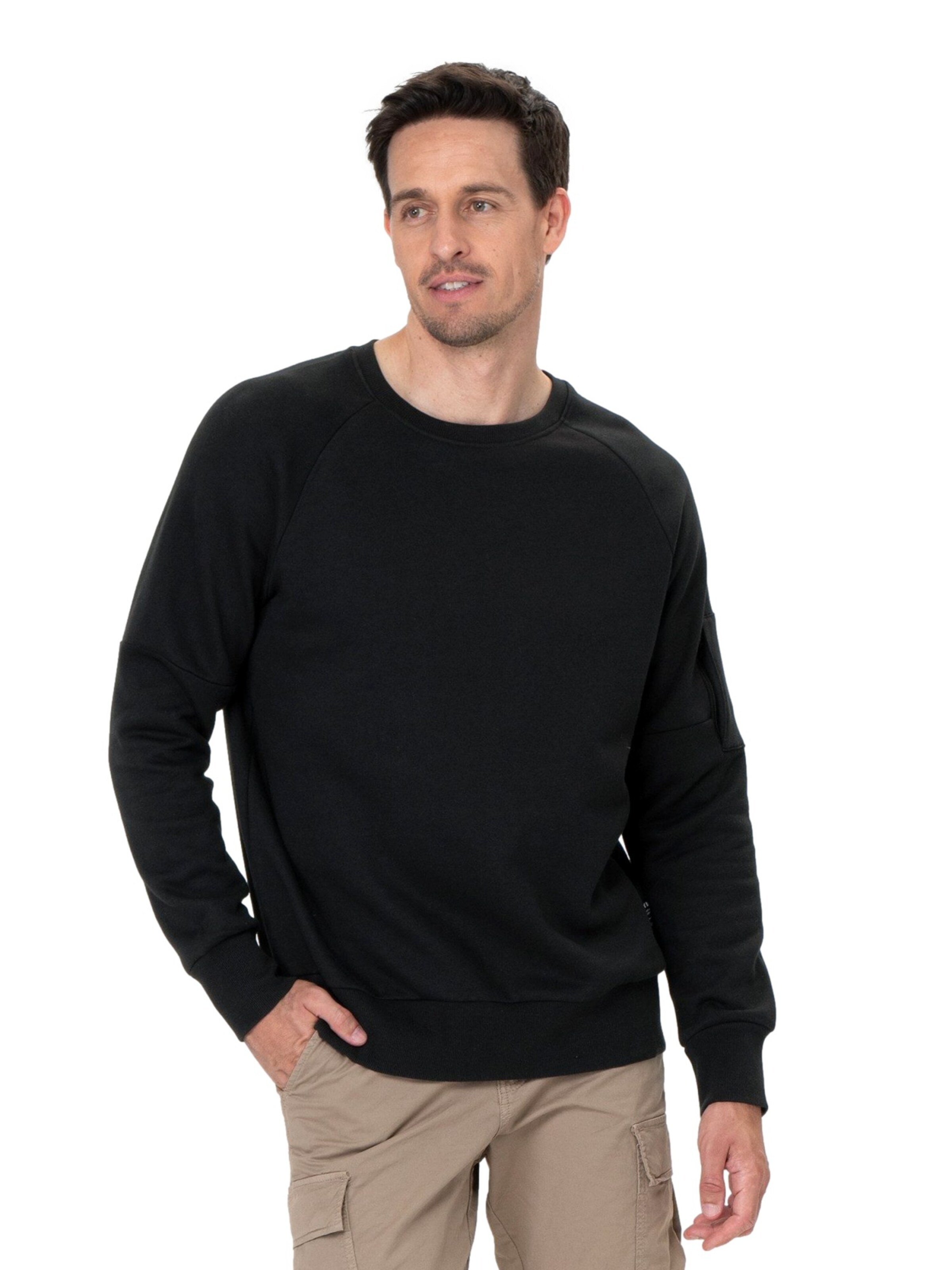 Key Largo Sweatshirt 'KLACCEPT' i sort: forside