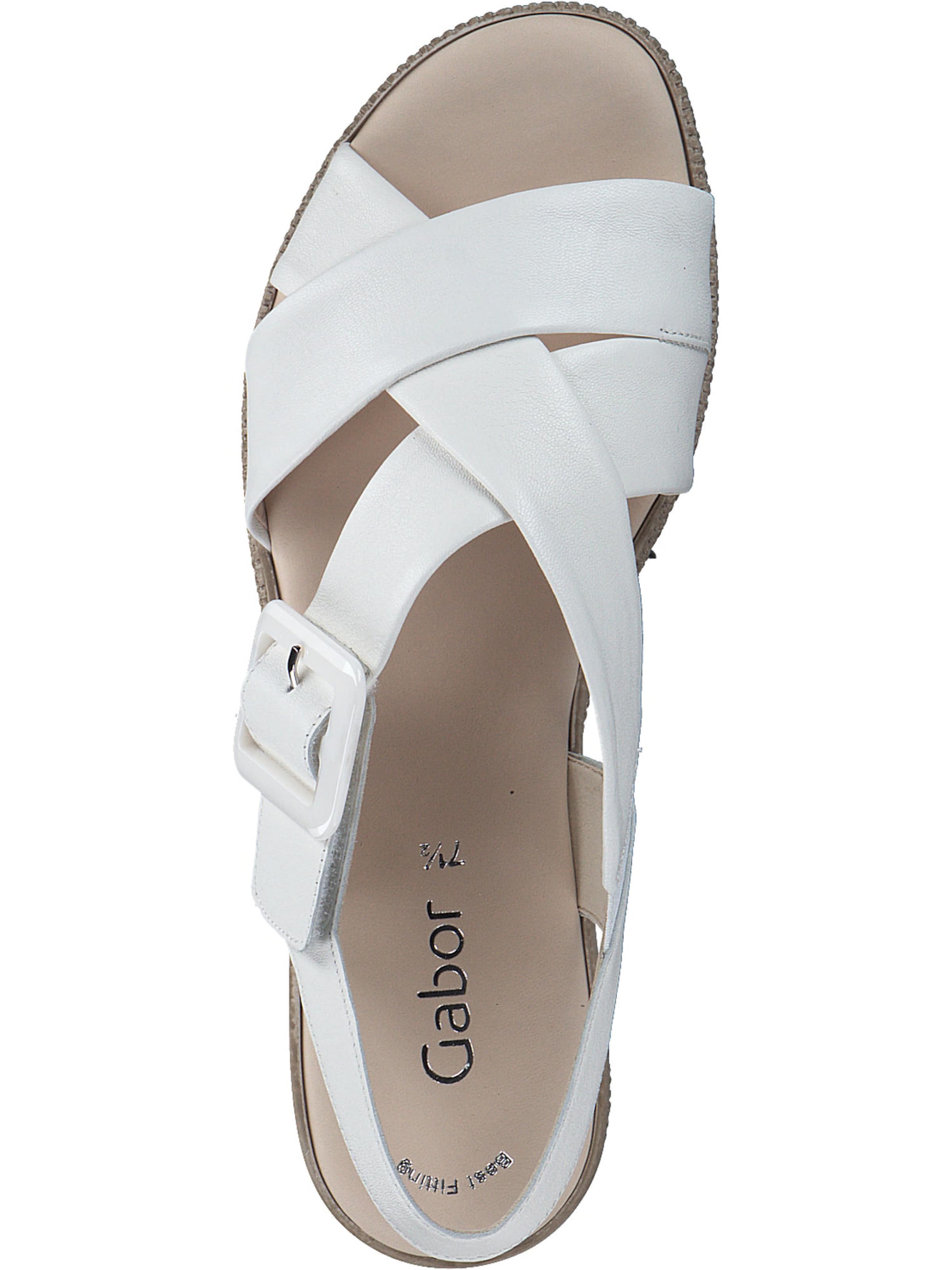 GABOR Sandalen met riem '64.572' in Wit