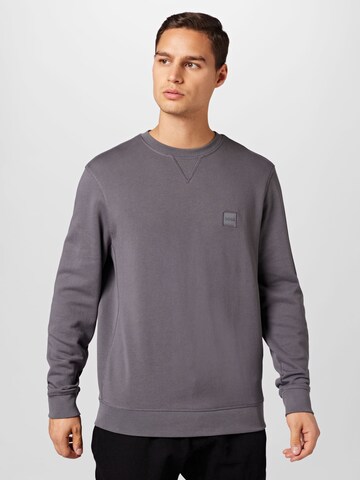 BOSS Sweatshirt 'Westart' in Grau: Vorderseite