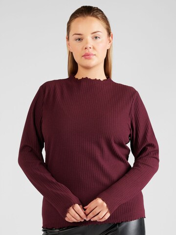 ONLY Carmakoma Shirt 'ALLY' in Rot: predná strana