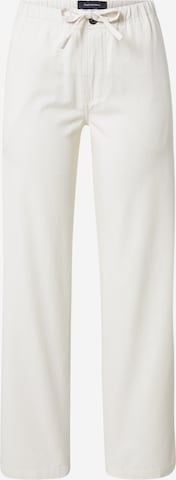 PEAK PERFORMANCE Široke hlačnice Outdoor hlače | bela barva: sprednja stran