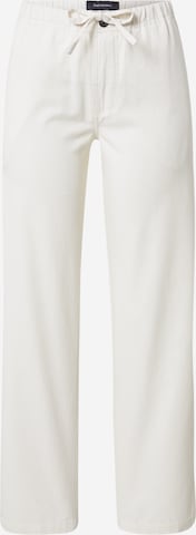 PEAK PERFORMANCE Wide leg Outdoor trousers in White: front