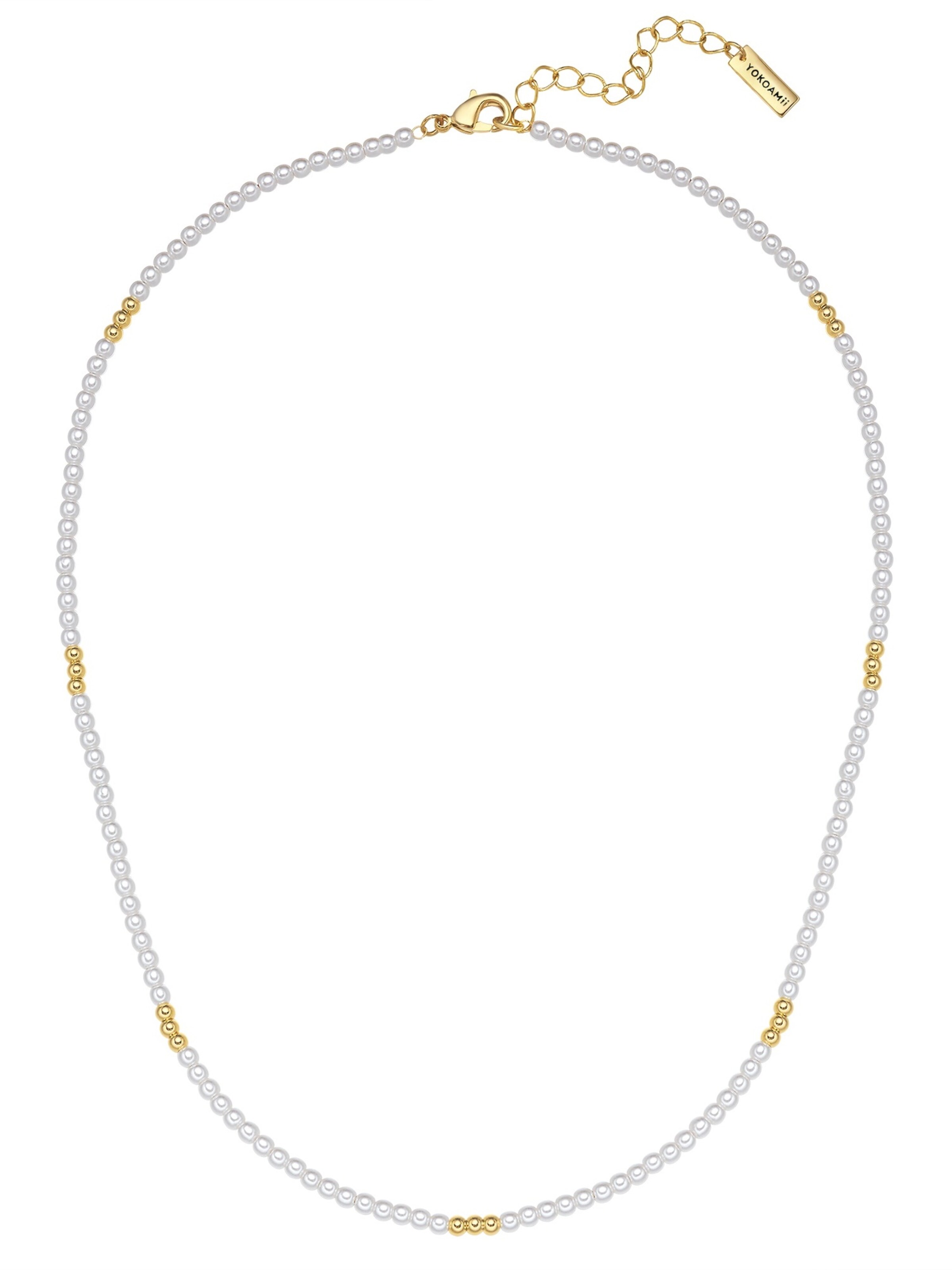 Collana di Yokoamii in bianco: frontale