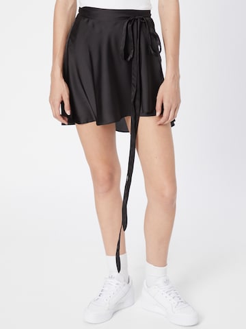 Parallel Lines Skirt in Black: front