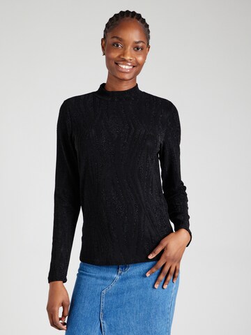 PULZ Jeans Футболка 'PZ LUCIA' в Черный: спереди