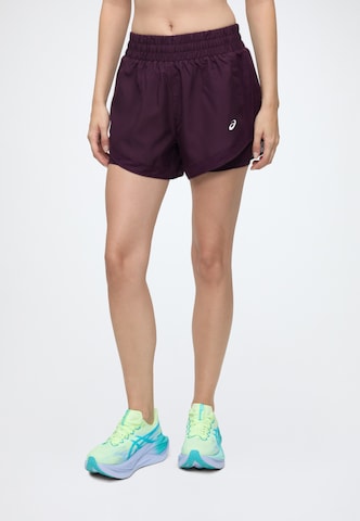 ASICS Loosefit Παντελόνι φόρμας 'NAGINO' σε κόκκινο: μπροστά