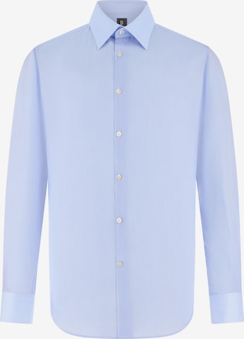 mėlyna Boggi Milano Priglundantis modelis Dalykinio stiliaus marškiniai: priekis