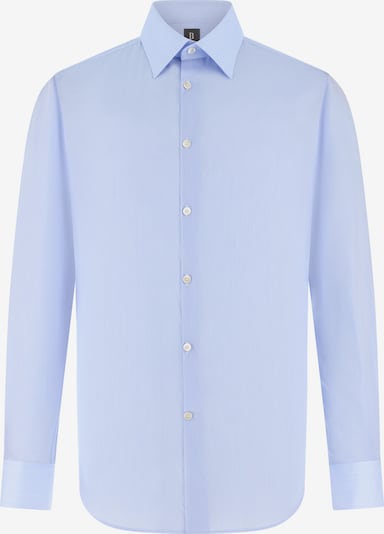 Dalykinio stiliaus marškiniai iš Boggi Milano, spalva – šviesiai mėlyna / balta, Prekių apžvalga