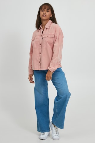 PULZ Jeans Übergangsjacke 'LENE' in Pink
