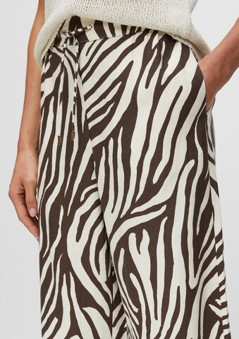 s.Oliver Wide leg Broek in Bruin