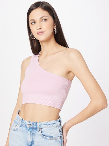 Top in maglia di Cotton On in rosa: frontale