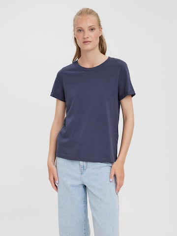 Tricou 'PAULA' de la VERO MODA pe albastru: față