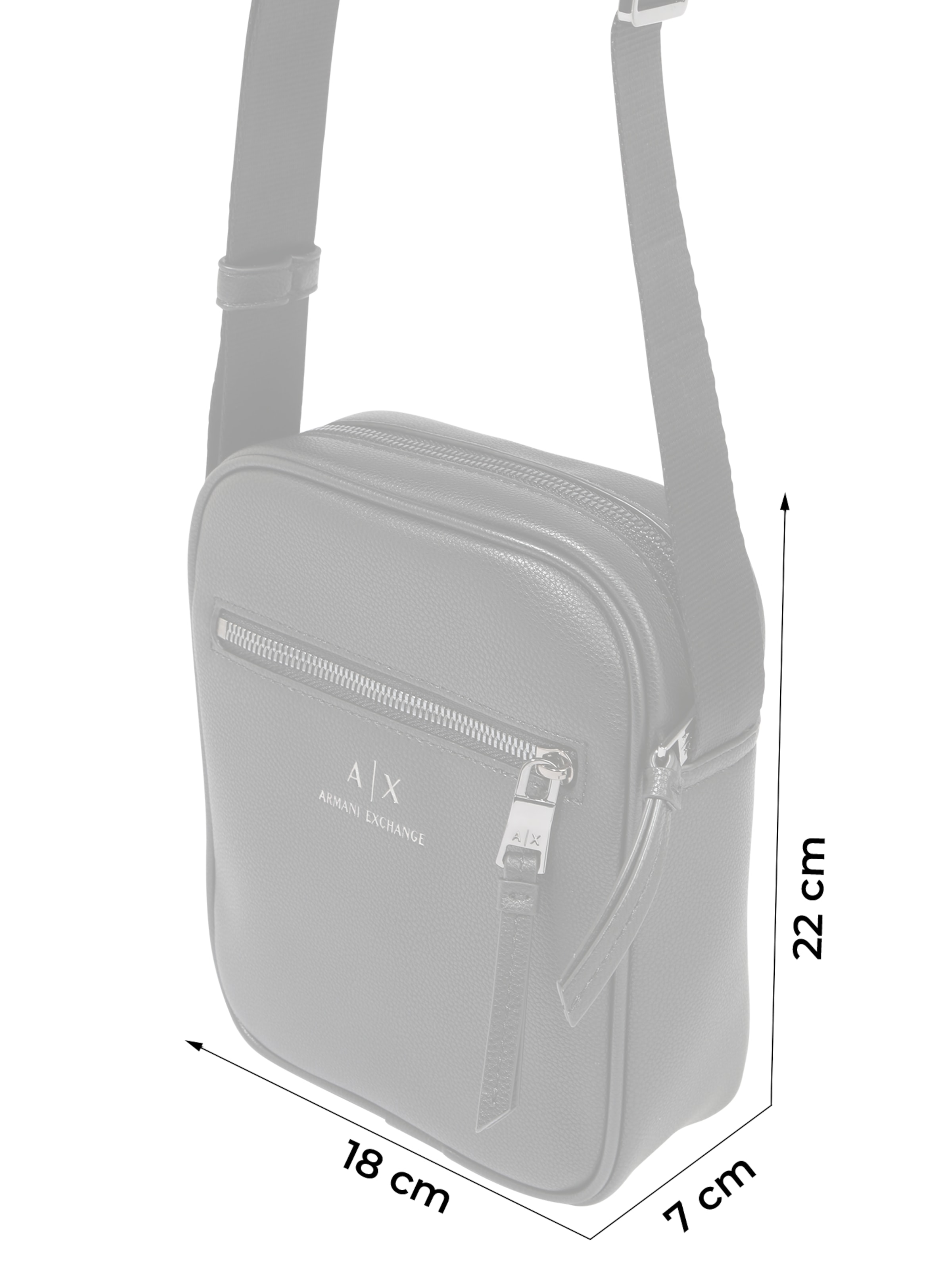 ARMANI EXCHANGE Taška cez rameno - Čierna