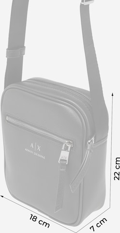 ARMANI EXCHANGE Taška přes rameno – černá