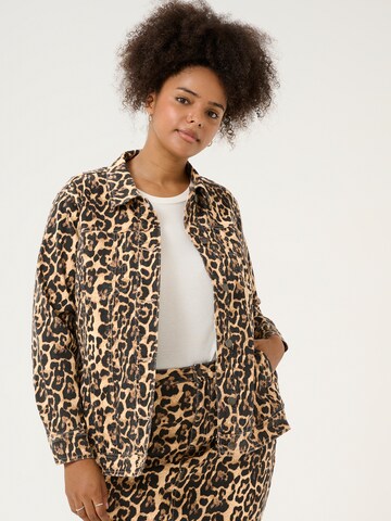 KAFFE CURVE Übergangsjacke 'Leonoma' in Beige: Vorderseite