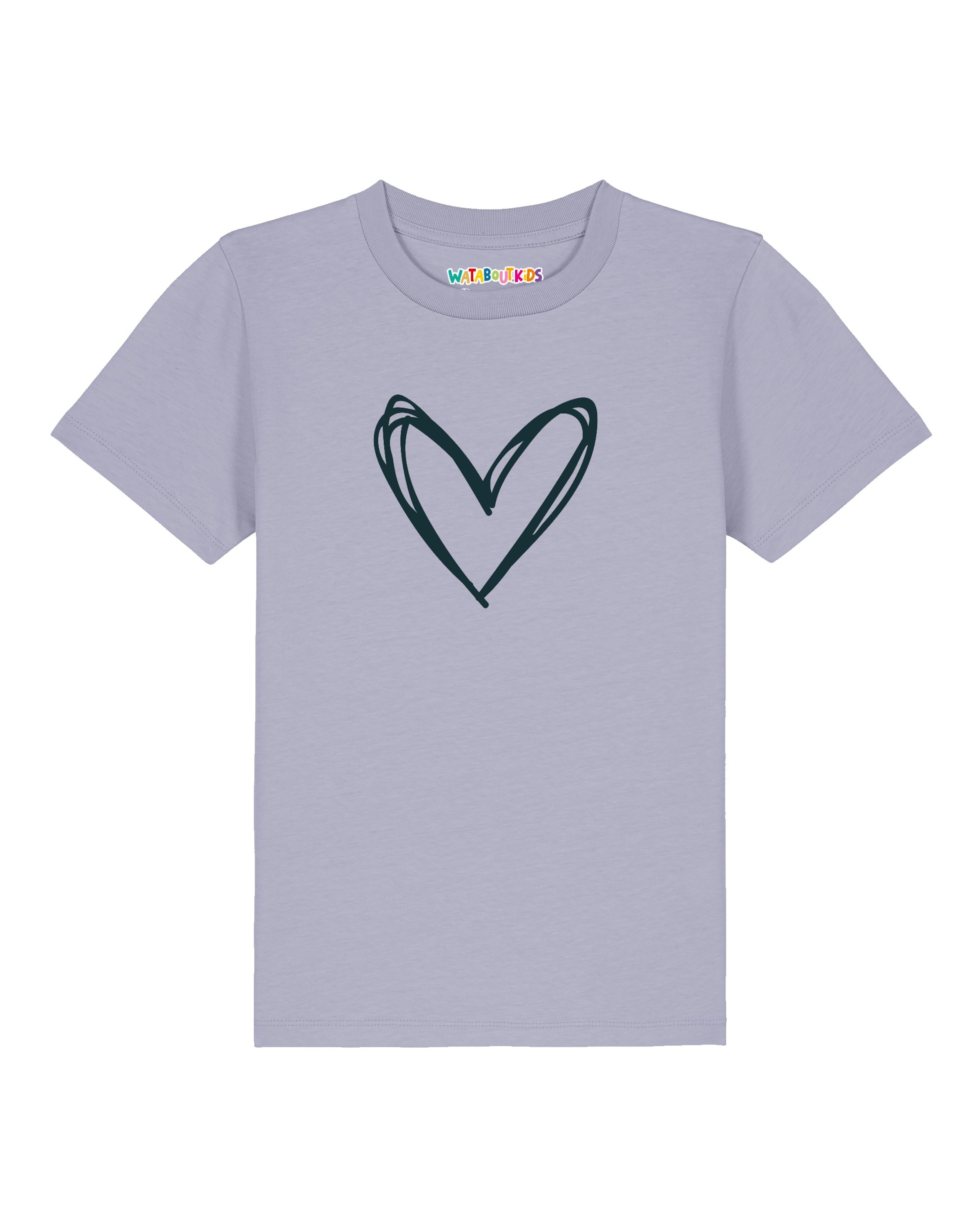 watabout.kids Shirt 'Herzi' in Purple: front