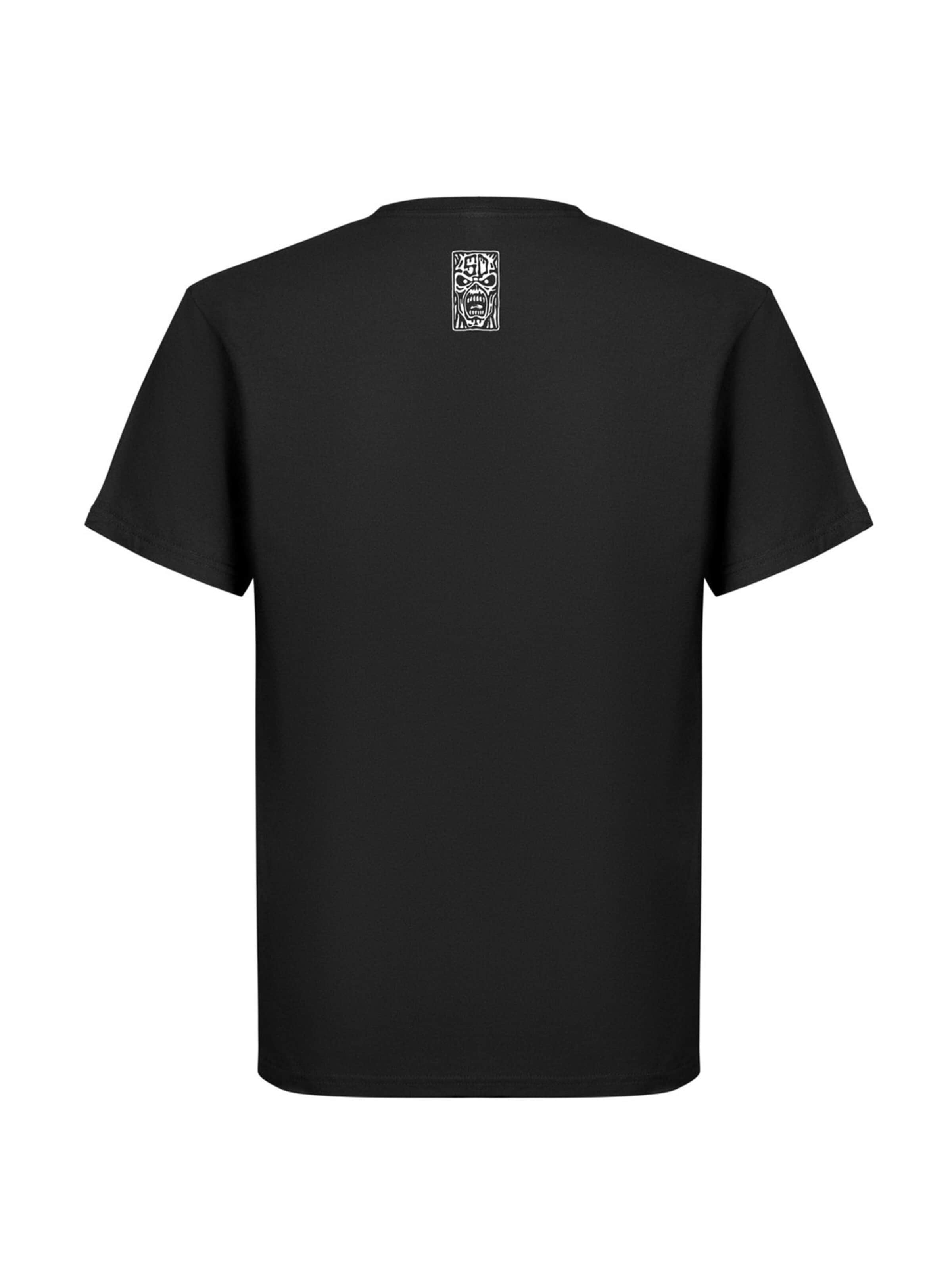 Iron Maiden Shirt 'Axe Eddie Exploding' in Black