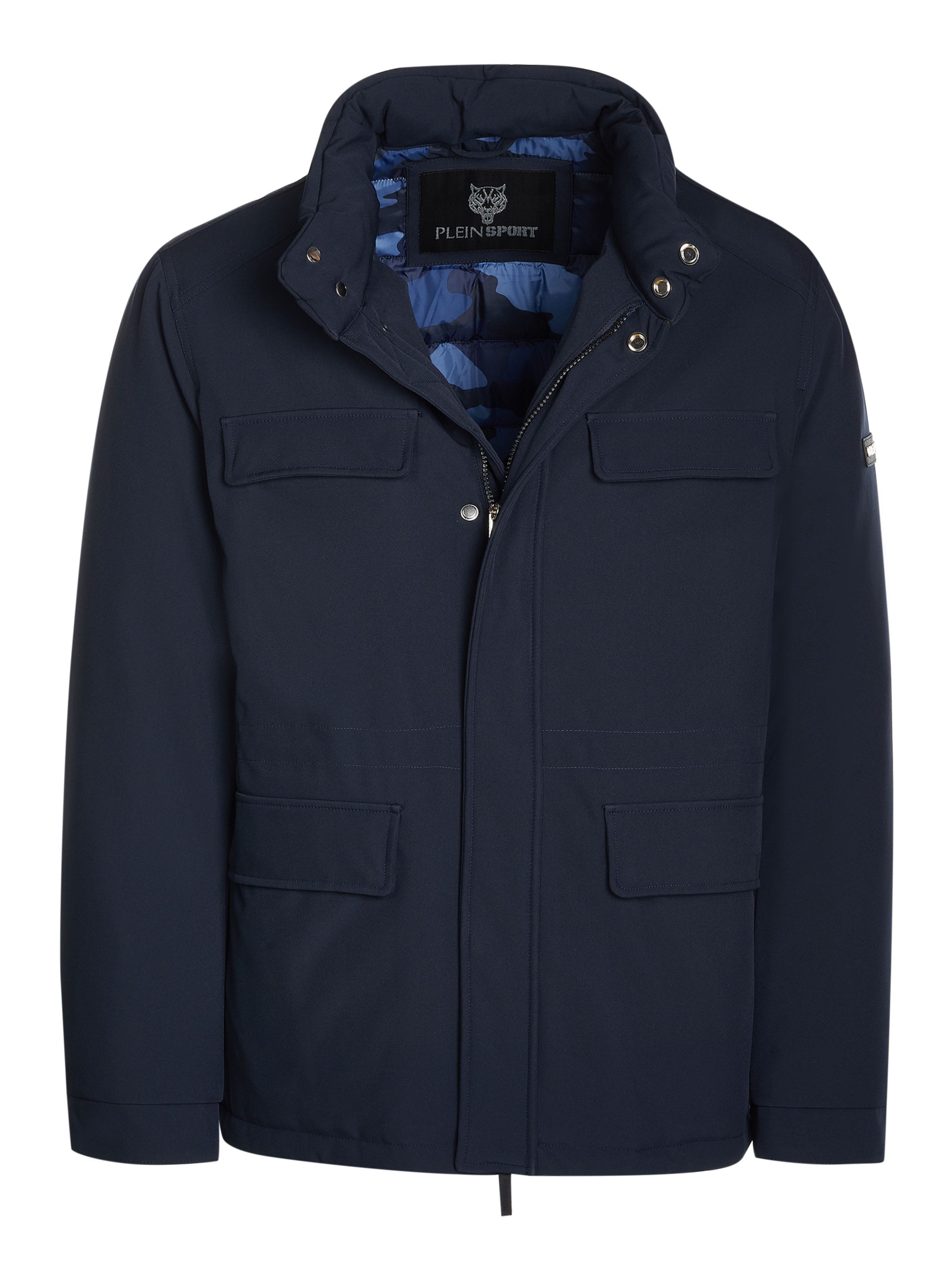 Giacca invernale 'Plein Sport Jacke' di Philipp Plein in blu: frontale