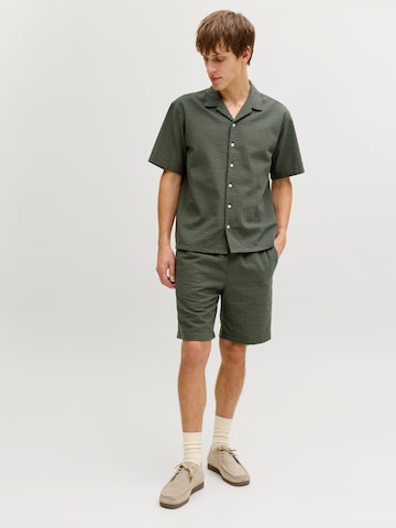 JJ Rebel Szabványos Nadrág 'JREBHAVEN' - zöld