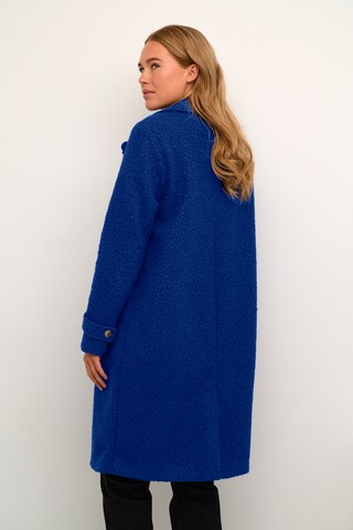 Kaffe Between-Seasons Coat 'Anne' in Blue