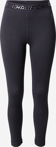 Champion Authentic Athletic Apparel Skinny Sportbroek in Zwart: voorkant