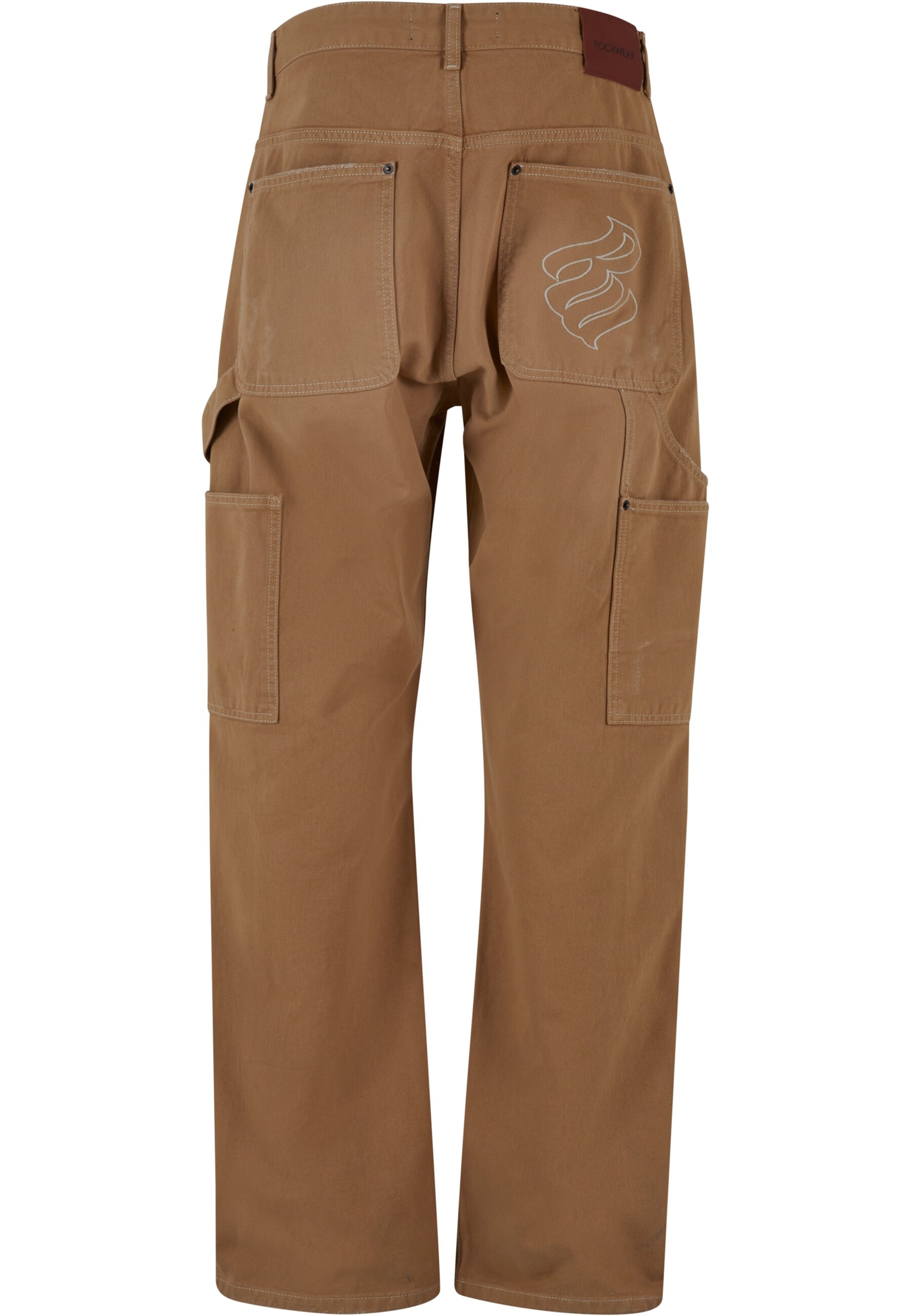 ROCAWEAR Loosefit Cargojeans 'Connecticut' in Bruin