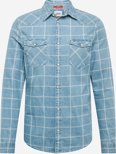 Tommy Jeans Overhemd in de kleur Indigo, Productweergave