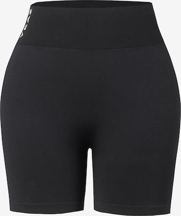 YEAZSkinny Sportske hlače 'Blaze' - crna boja: prednji dio