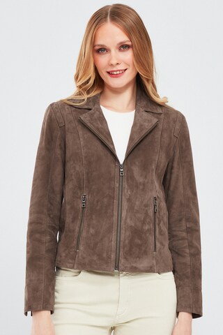 Derimod Between-season jacket in Brown