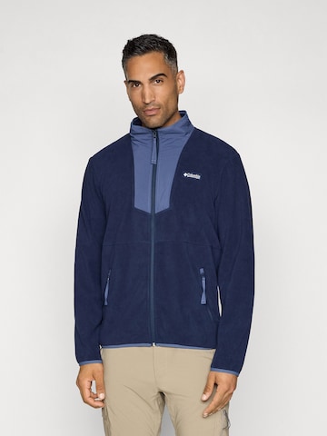 COLUMBIA Athletic fleece jacket 'Sequoia Grove' in Blue: front