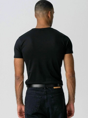 TEESHOPPEN Regular Fit Skjorte ' Muscle T ' i sort