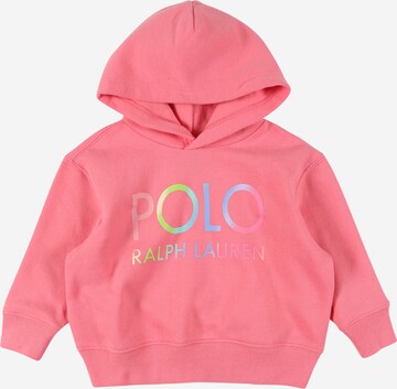 Sweat-shirt Polo Ralph Lauren en rose : devant