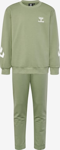 Hummel Тренировочный костюм 'Venti' в Зеленый: спереди