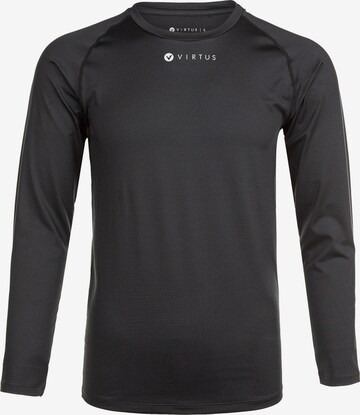 Virtus Shirt 'BONDER M L/S Baselayer' in Zwart: voorkant