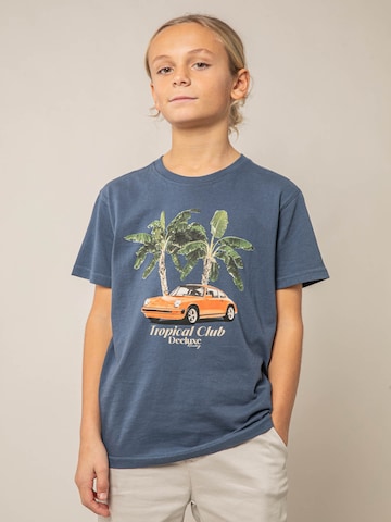 T-Shirt 'KIKONDO' Deeluxe en bleu : devant