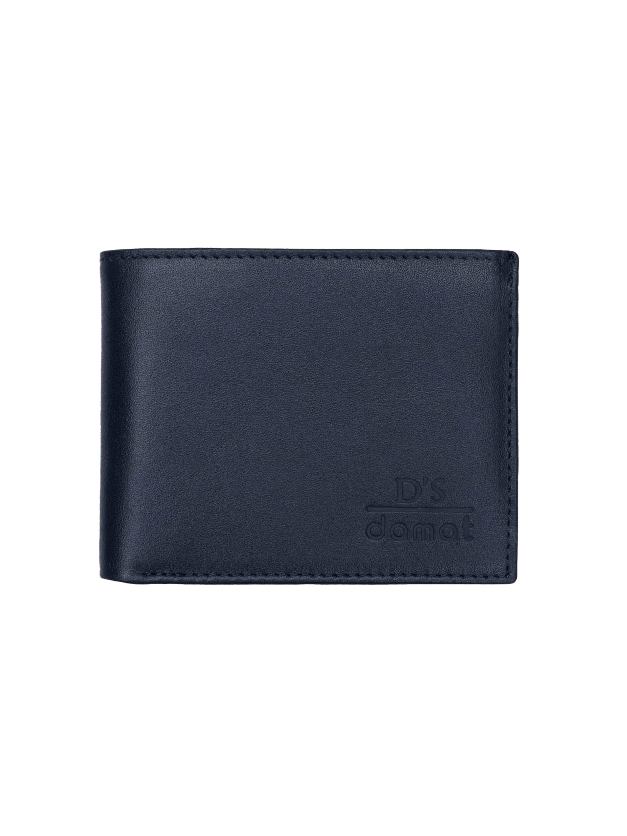 D’S Damat Wallet in Blue: front