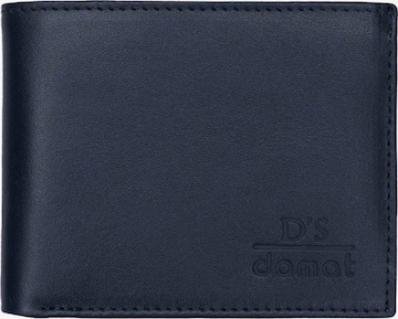 D’S Damat Wallet in Blue: front