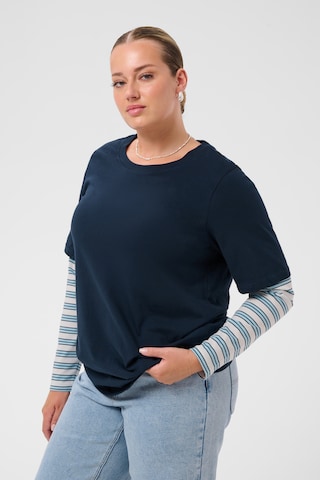 KAFFE CURVE Shirt ' KClorinda' in Blue: front