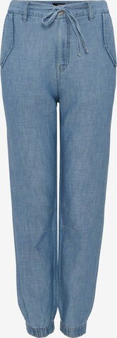 OPUS Zúžený Kalhoty 'Matira' – modrá: přední strana