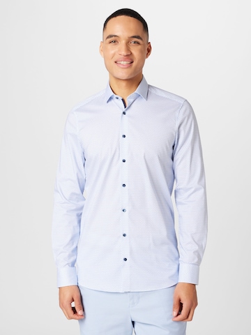 OLYMP Regular fit Button Up Shirt 'Level 5' in Blue: front